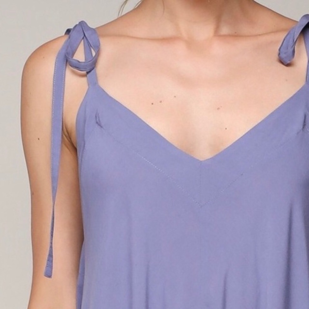 Lavender harem pant jumpsuit - Picture 4 of 5